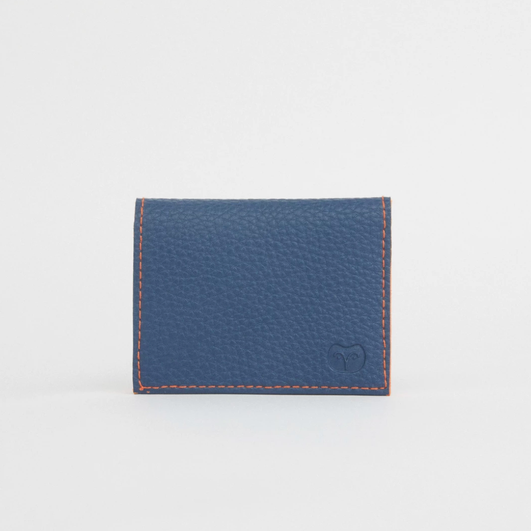 CAPE CARD VEGAN WALLET - NAVY - Feather & Twigs