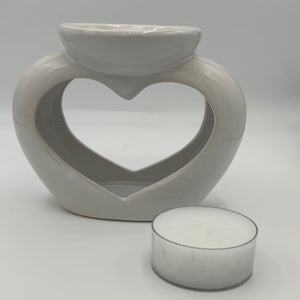 HEART SHAPED CERAMIC BURNER