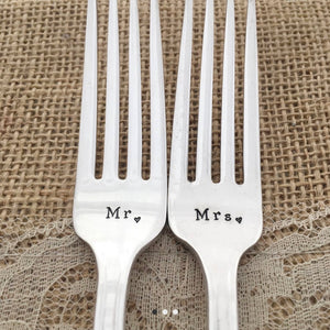 MR AND MRS VINTAGE FORKS