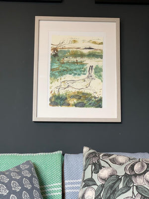 THE HEATHLAND HARE -PRINT