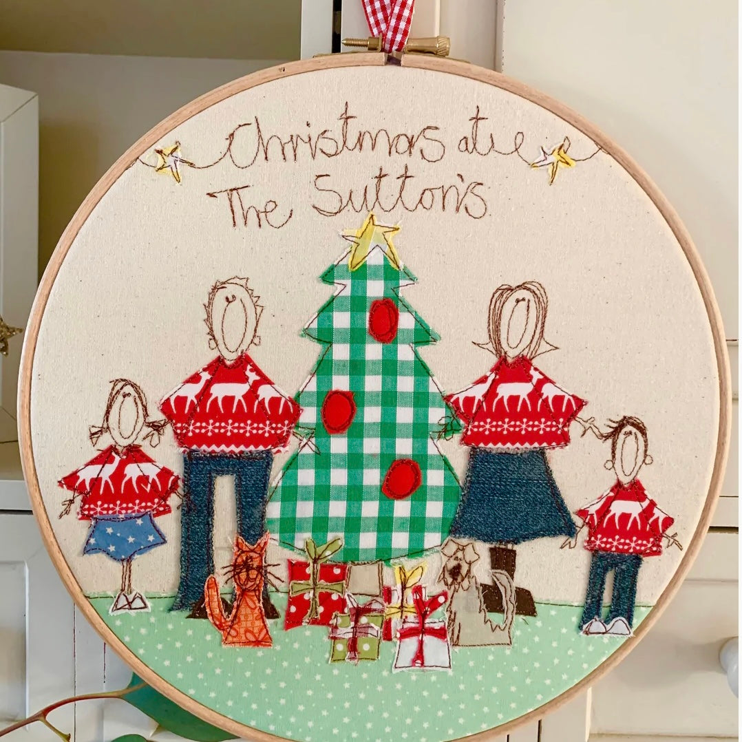 CHRISTMAS EMBROIDERY HOOPS