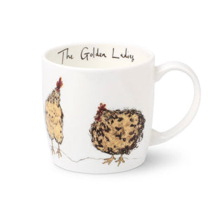BONE CHINA MUGS BY ANNA WRIGHT - VARIOUS DESIGNS WITH MESSAGES