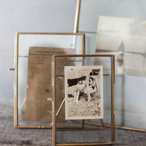 DANTA ANTIQUE BRASS 4" x 6" FRAME