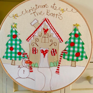 CHRISTMAS EMBROIDERY HOOPS