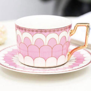 ART DECO DESIGNED CUP AND SAUCER