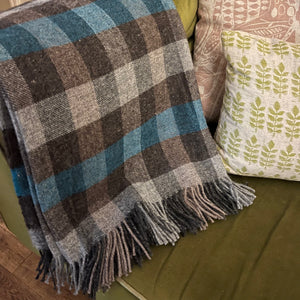 WOVEN WOOL BLANKETS - FOUR DESIGNS