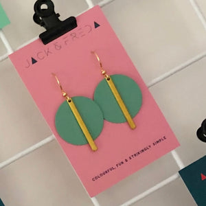 SOLAR EARRINGS - MINT
