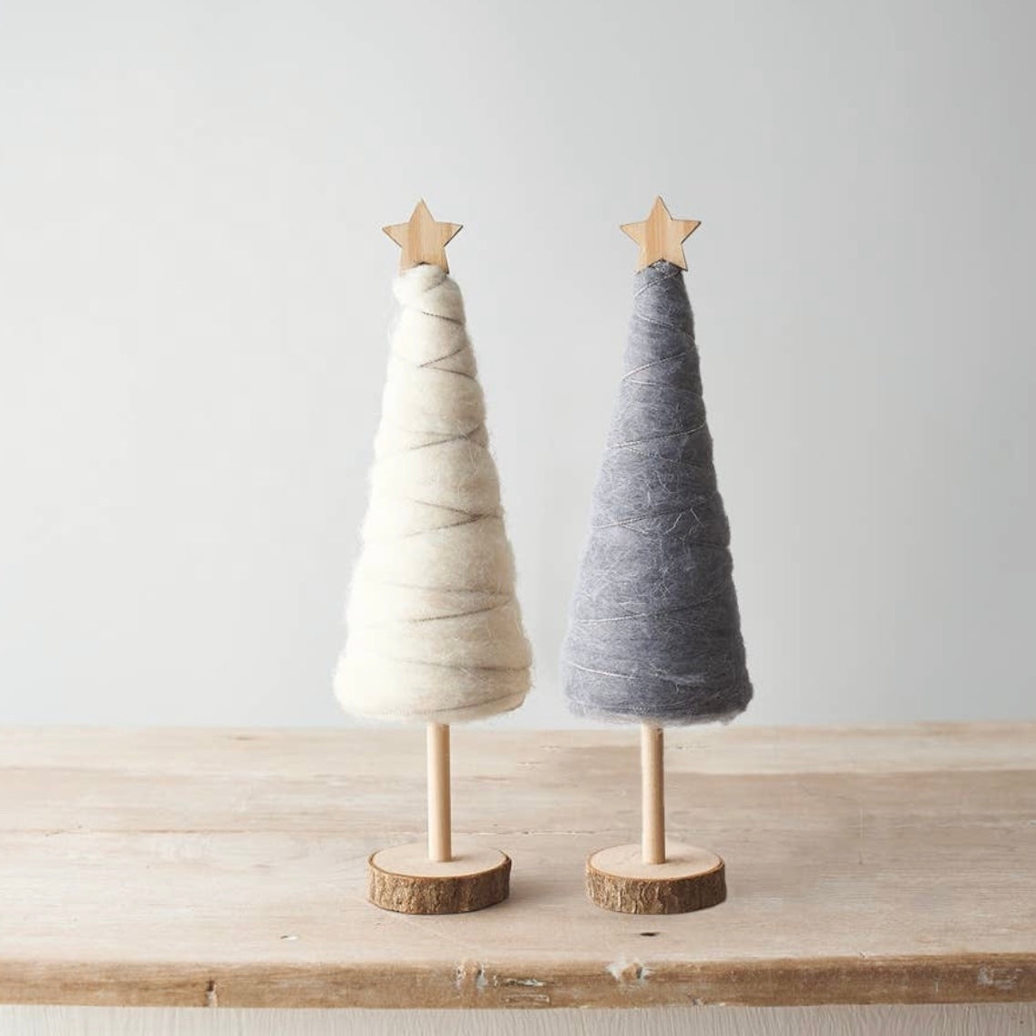 WOODEN AND WOOLLEN TREES