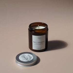 BAY AND ROSEMARY CANDLE