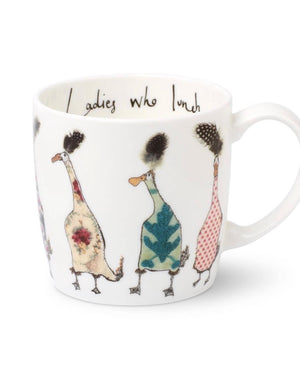 BONE CHINA MUGS BY ANNA WRIGHT - VARIOUS DESIGNS WITH MESSAGES