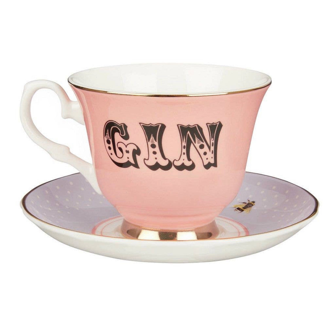 TEACUP AND SAUCER - GIN