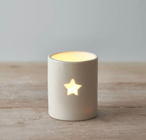 SIMPLE STAR T/LIGHT HOLDER