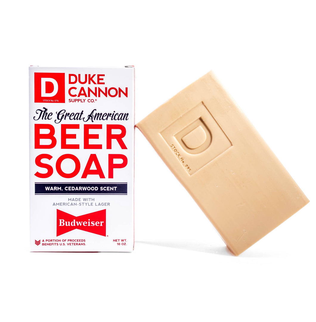 MEN’S BUDWEISER BEER SOAP