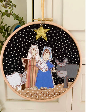 CHRISTMAS EMBROIDERY HOOPS