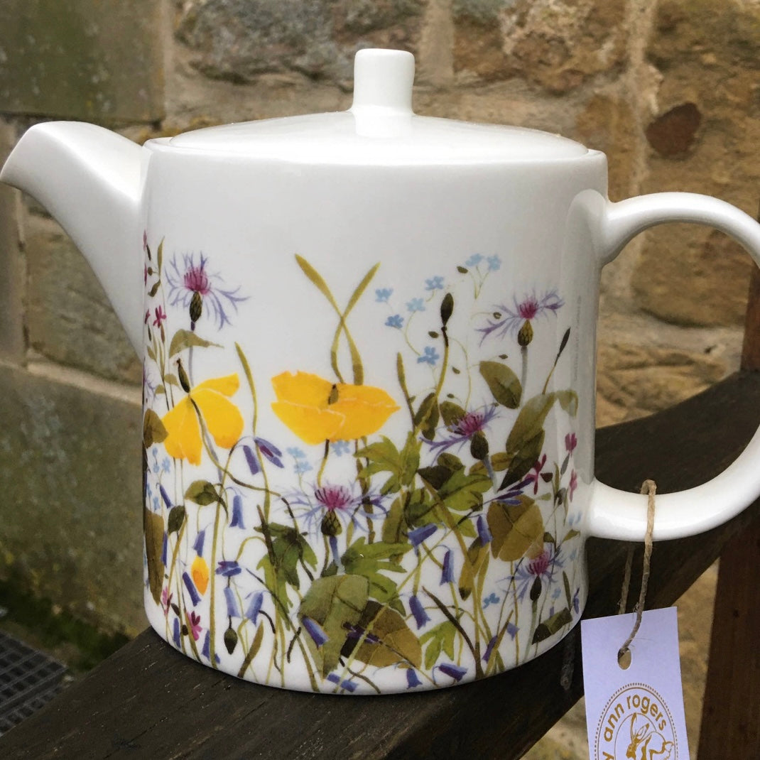 SPRING FLOWERS TEAPOT