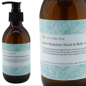 SAGE AND MARJORAM HAND AND BODY WASH