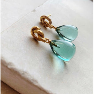 TURQUOISE SYNTHEA EARRINGS