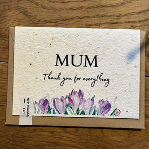 MOTHERS DAY CARDS - PLANTABLE