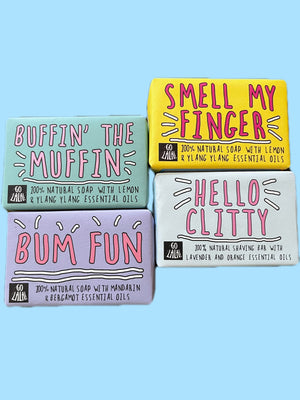 RANGE OF NAUGHTY GIFT SOAPS - FUNNY AND VEGAN