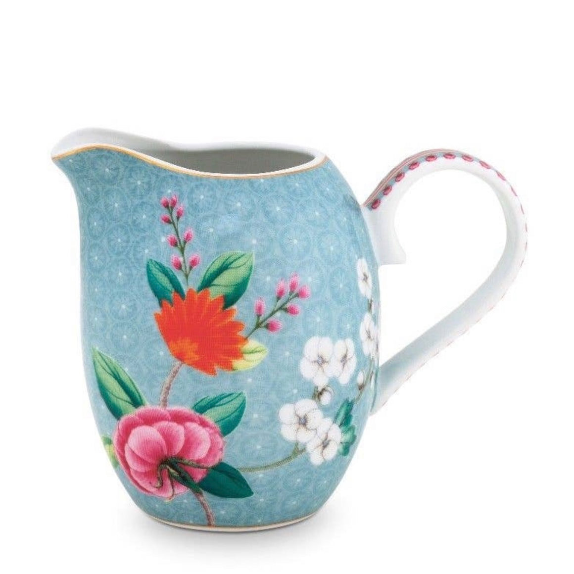 BLUSHING BIRDS BLUE JUG