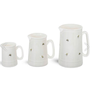BEE AND STRIPE JUGS -3 SIZES