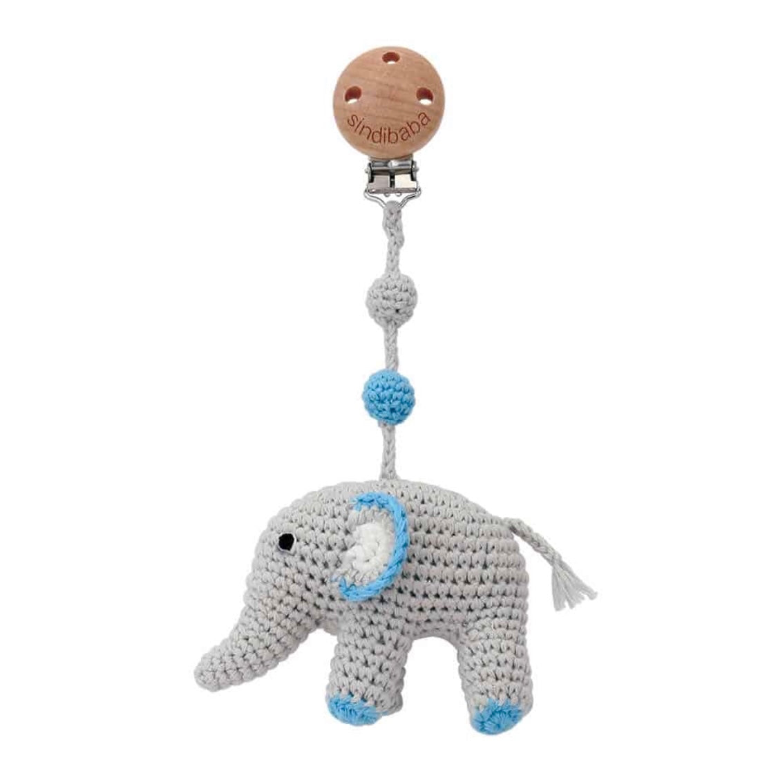 CROCHET ELEPHANT PRAM PENDANT