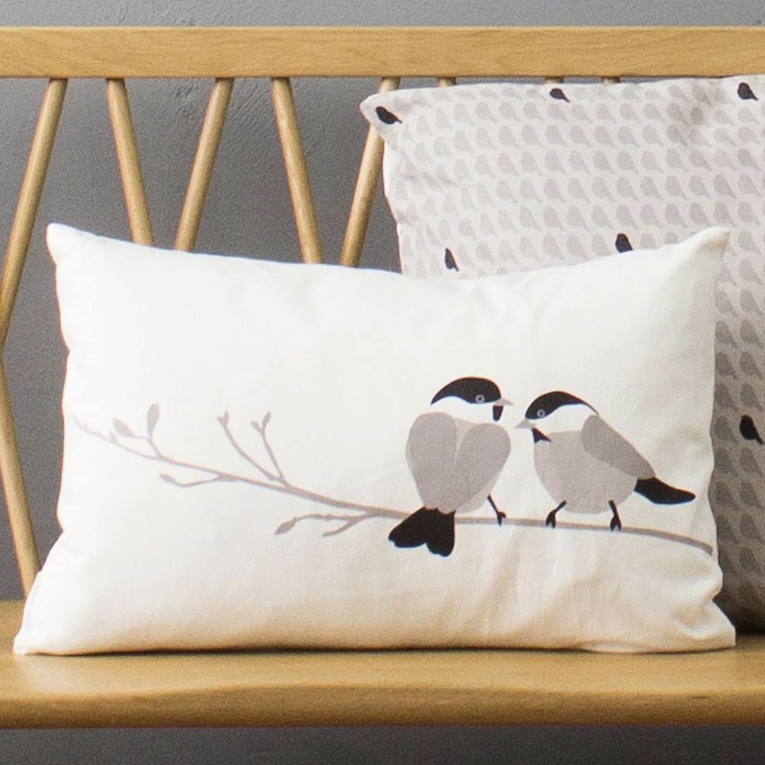 WILLOW TIT CUSHION BY LORNA SYSON - Feather & Twigs