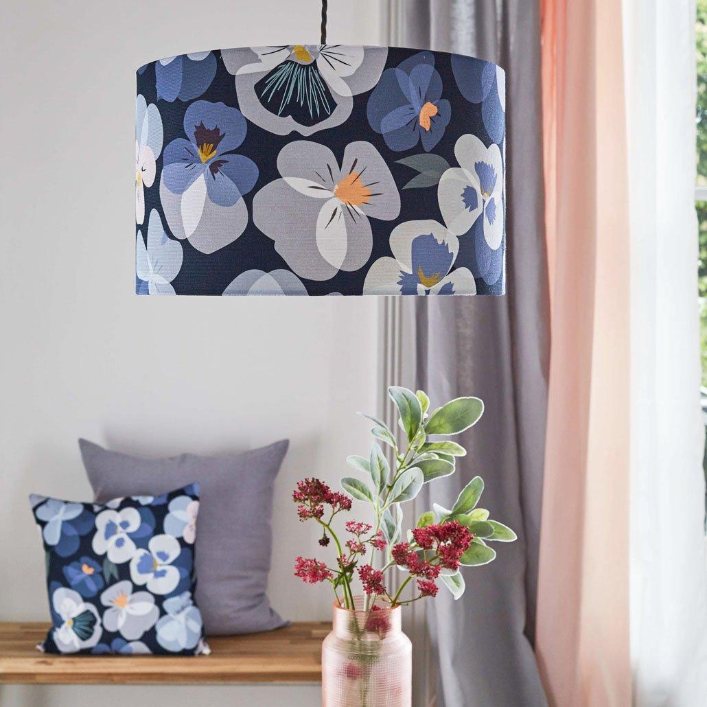 PANSY LAMPSHADE BY LORNA SYSON - Feather & Twigs