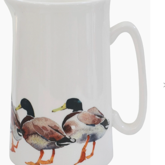 MALLARDS BONE CHINA JUG - Feather & Twigs
