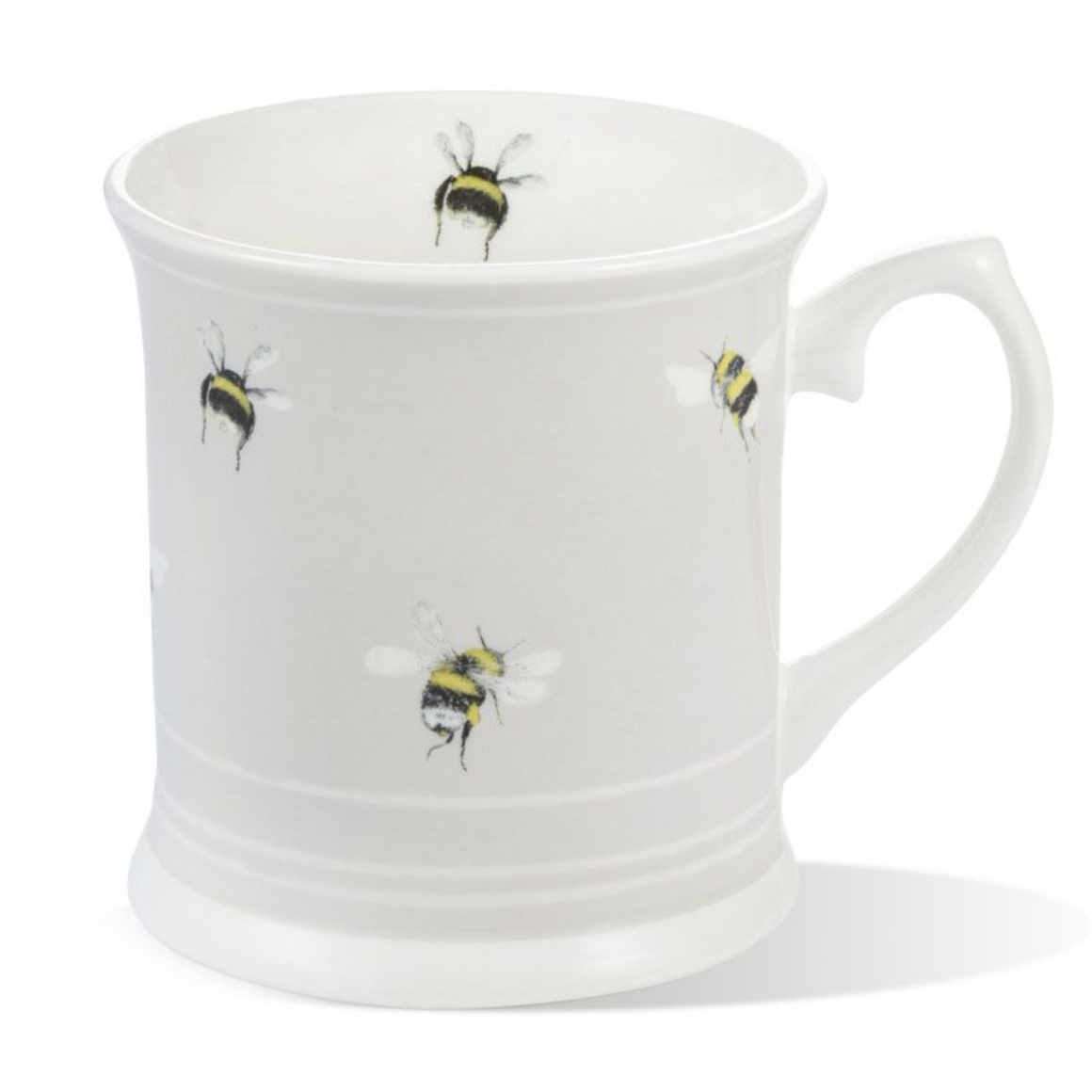 GREY BEE MUG BY MOSNEY MILL - Feather & Twigs