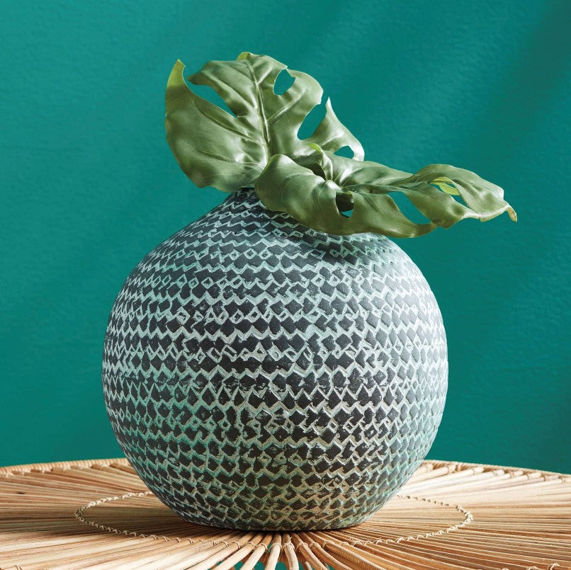 NAVAEH ROUND VASE LARGE - Feather & Twigs