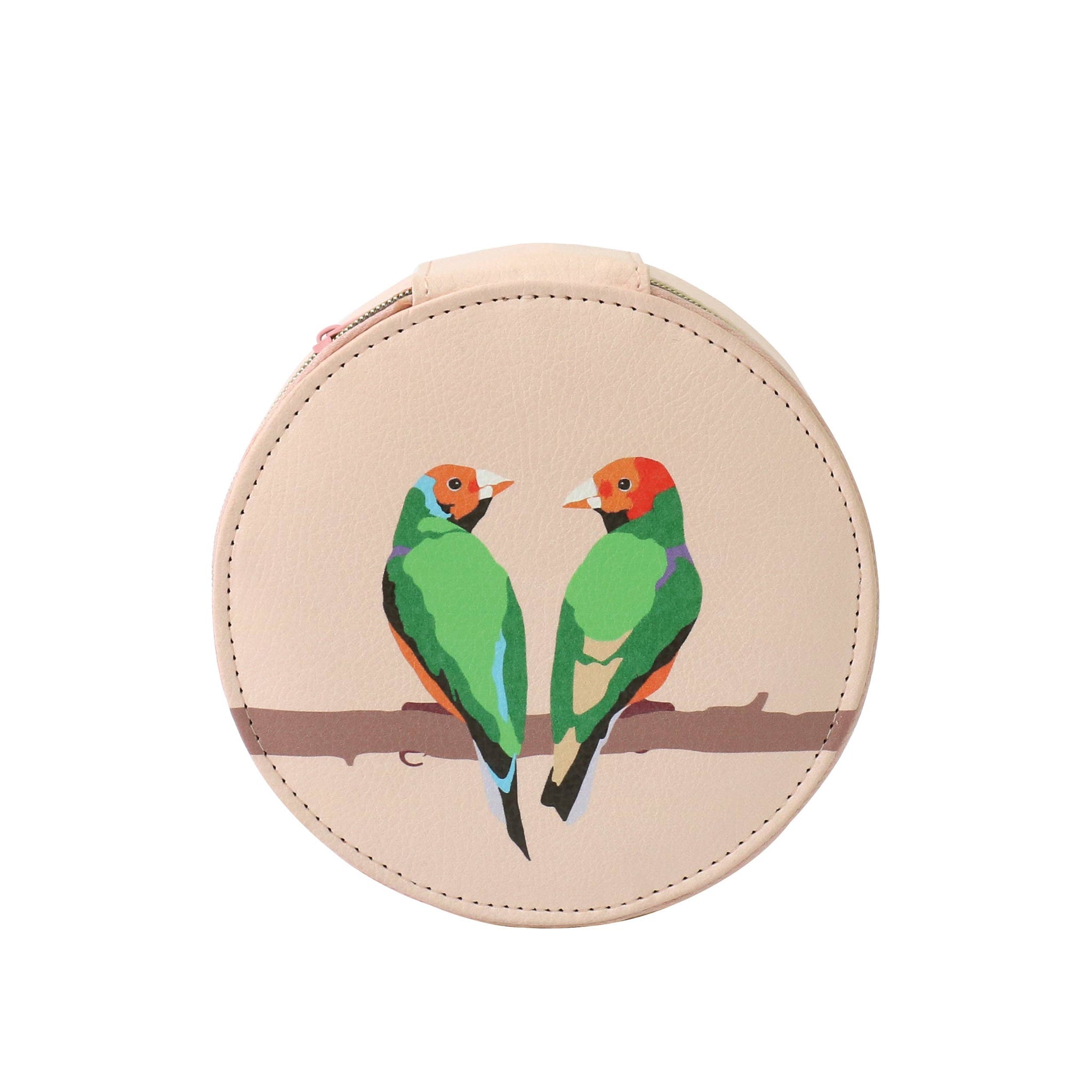 JEWELLERY CASE WITH LOVE BIRDS BY EMILY BROOKS - Feather & Twigs
