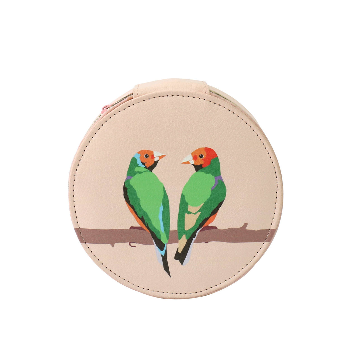 JEWELLERY CASE WITH LOVE BIRDS BY EMILY BROOKS - Feather & Twigs