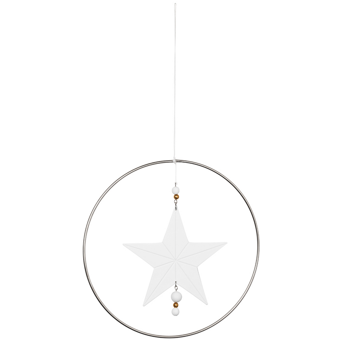 JEWEL OF WINTER ROUND/SILVER - Feather & Twigs