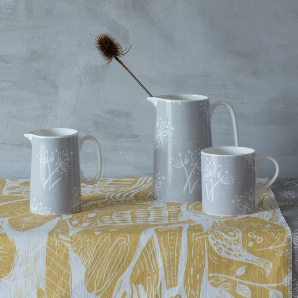 PARSLEY SEED GREY JUG - LARGE BY SAM WILSON - Feather & Twigs