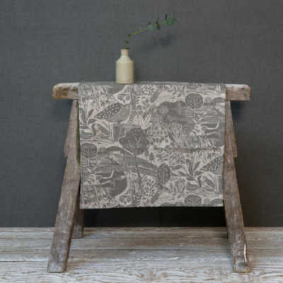 OWL & FOX TEA TOWEL BY SAM WILSON - Feather & Twigs