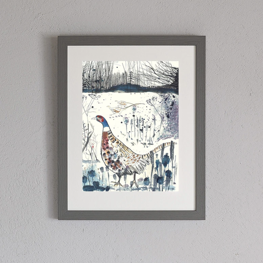 FRAMED OR UNFRAMED 'GAME BIRDS' PRINT BY SAM WILSON – SIGNED, WOODLAND INSPIRED - Feather & Twigs