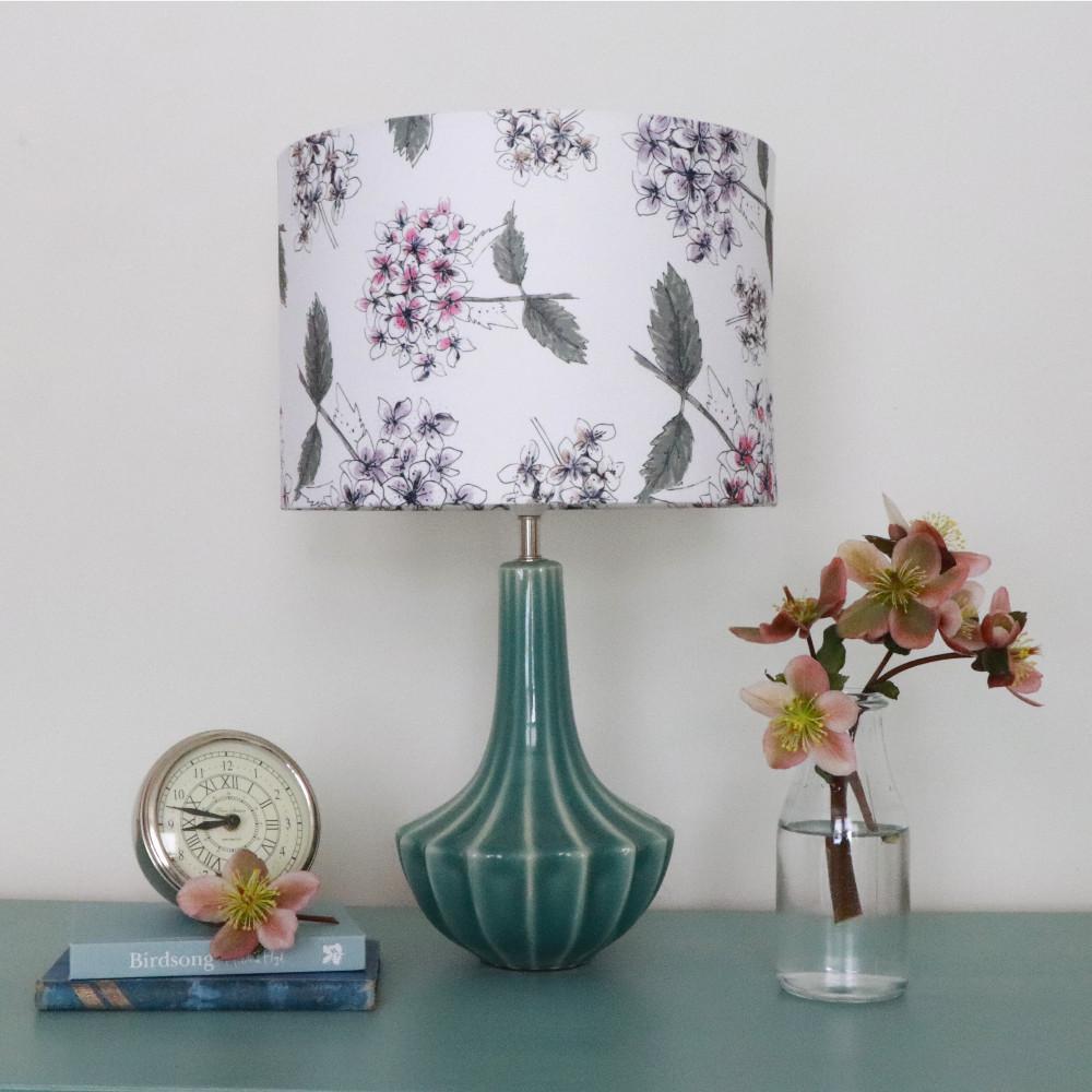 HYDRANGEA LAMPSHADE BY LORNA SYSON - Feather & Twigs